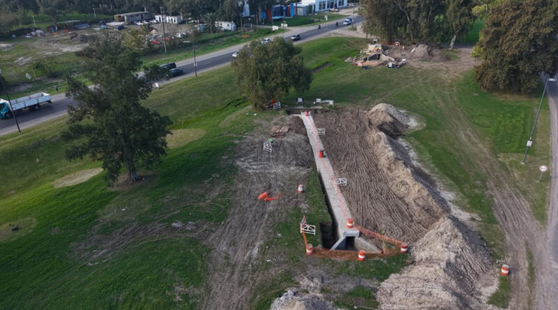 Avanza la obra del nuevo distribuidor de tránsito en City Bell