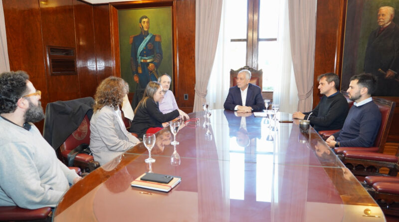 Alak recibió al nuevo decano de Humanidades para fortalecer el trabajo con la UNLP