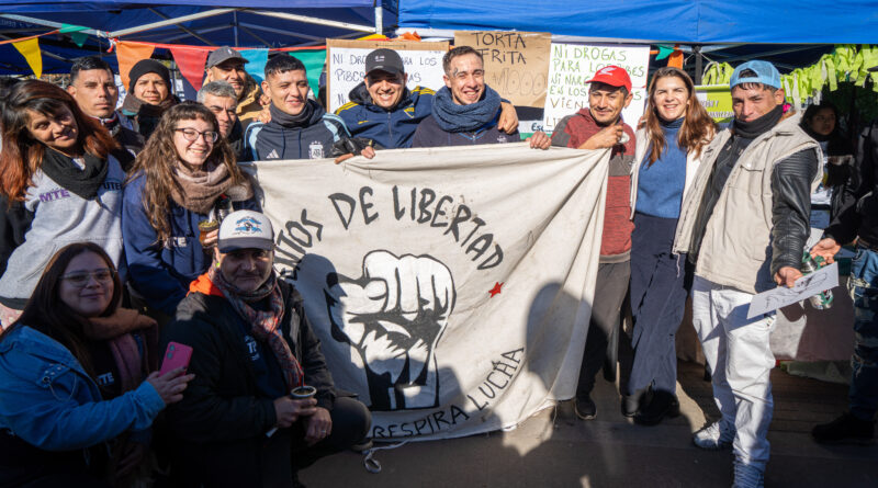 Se realizó una jornada de concientización sobre adicciones en la Plaza San Martín