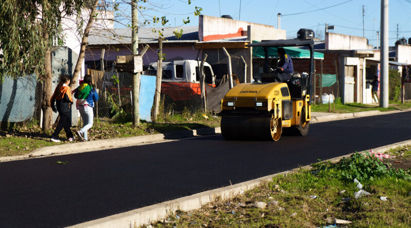 Nuevas obras que mejoran la circulación en el barrio La Perla