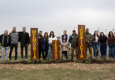 Se inauguró el Paseo por la Memoria en el barrio Manantiales