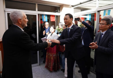 Alak participó de la inauguración de un nuevo centro para la cooperación cultural con China