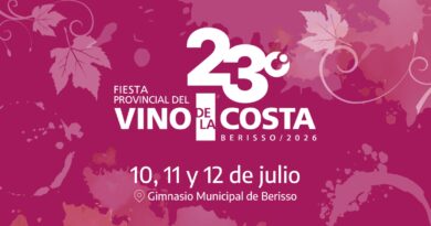 Viernes 10, sábado 11 y domingo 12 de julio: 23° Fiesta del Vino de la Costa