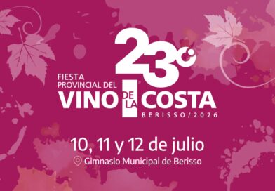 Viernes 10, sábado 11 y domingo 12 de julio: 23° Fiesta del Vino de la Costa