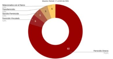 Cada 42 horas una mujer es víctima de femicidio en Argentina