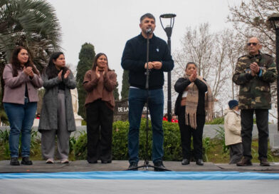 Moreno conmemoró al general José de San Martín con un acto y desfile