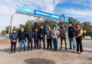 Mariel Fernández puso en funcionamiento el lector de patentes N°40 y completó la cobertura de los accesos estratégicos a Moreno