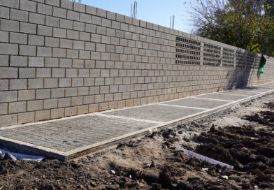 Avanza la obra del nuevo edificio de la Escuela Secundaria N° 56 en Francisco Álvarez
