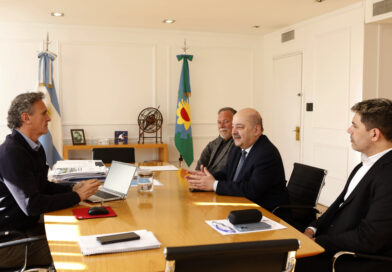Tauber y Katopodis evalúan obras y proyectos para la UNLP