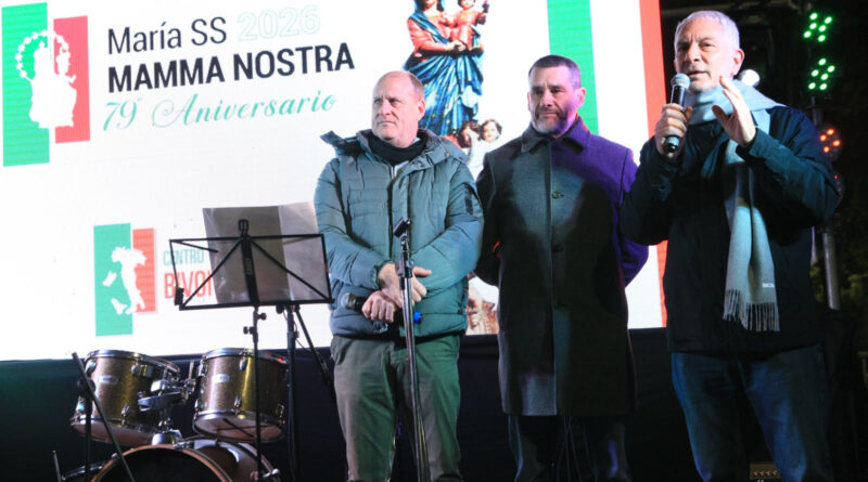 Con la presencia de Alak, la comunidad italiana celebró el 79° aniversario de la Mamma Nostra