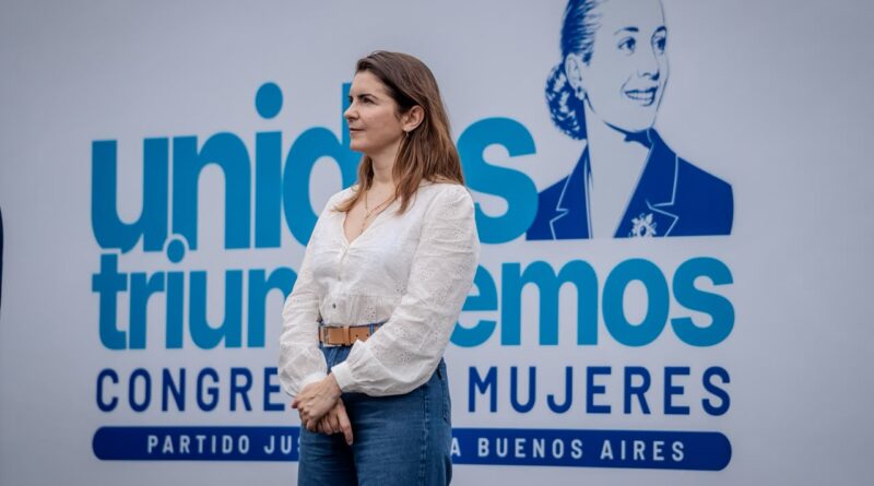 Mariel Fernández y Axel Kicillof encabezaron el 1° Congreso provincial de Mujeres del PJ Bonaerense