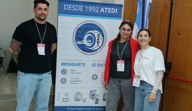 Técnicos del Centro de Imágenes del Hospital Modular se capacitaron en Bahía Blanca